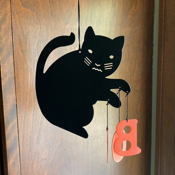 Black Cat Boo-To-You Wind Chimes - Picture 5 of 9